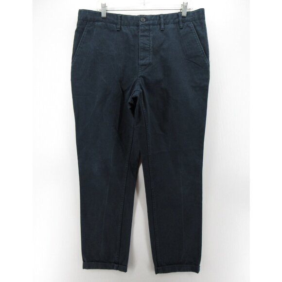 Nors e Projects Pants 36 Aros Heavy Chino Canvas Button Fly Cuffed 36X29 - Picture 1 of 11